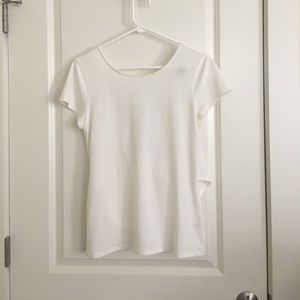 White short sleeve top from Express