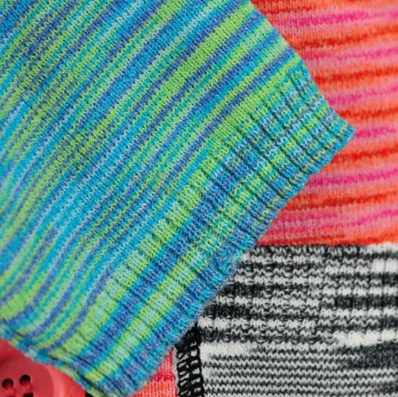 One Girl Who Cardigan M Colorful Artsy Hippie - Picture 4 of 8