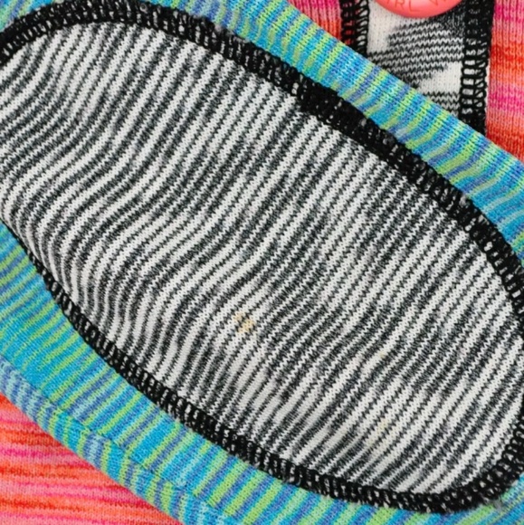 One Girl Who Cardigan M Colorful Artsy Hippie - Picture 5 of 8