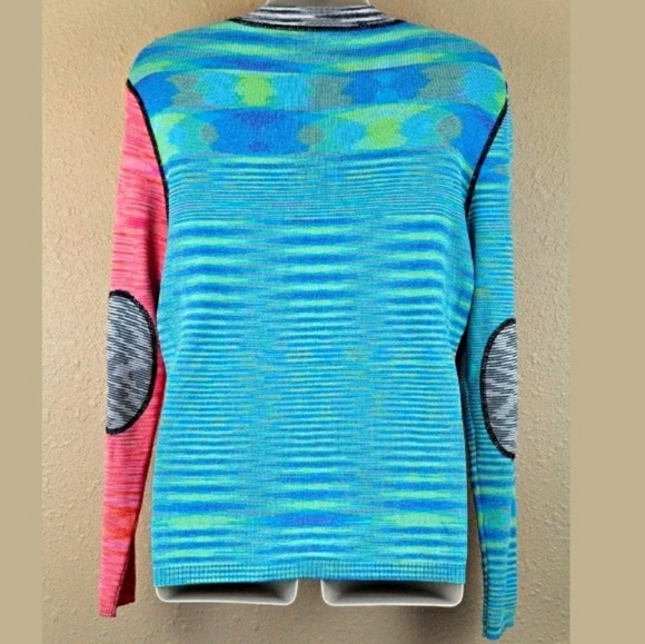 One Girl Who Cardigan M Colorful Artsy Hippie - Picture 6 of 8