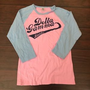 Delta Gamma baseball tee