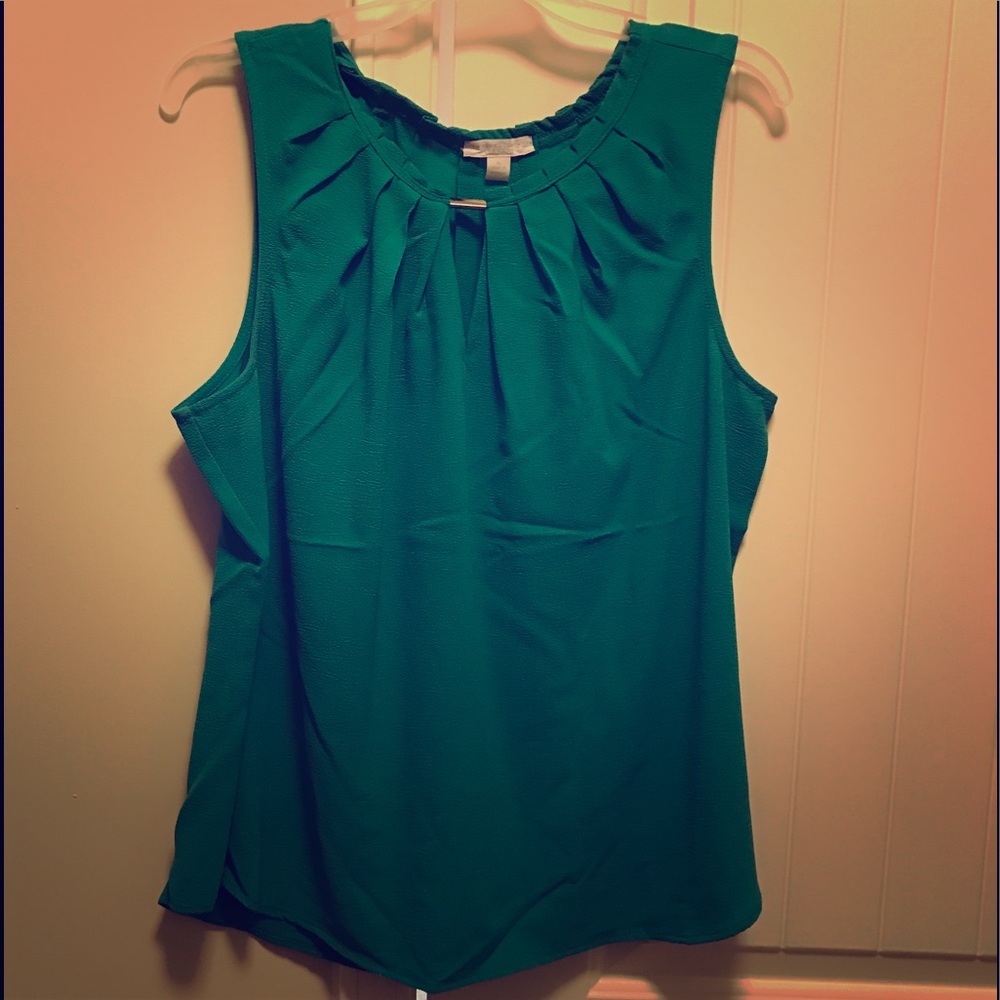 NY&Co Teal Short Sleeve