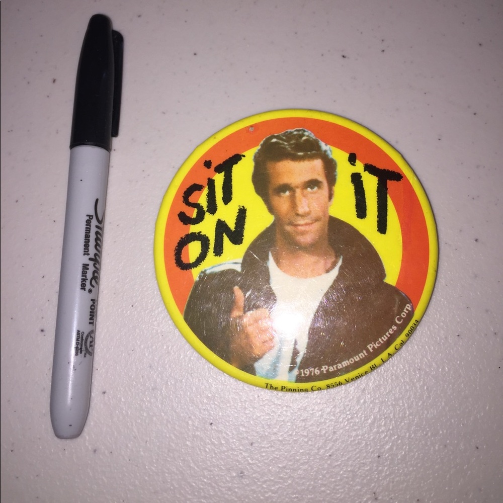 Vintage 1976 The Fonz button