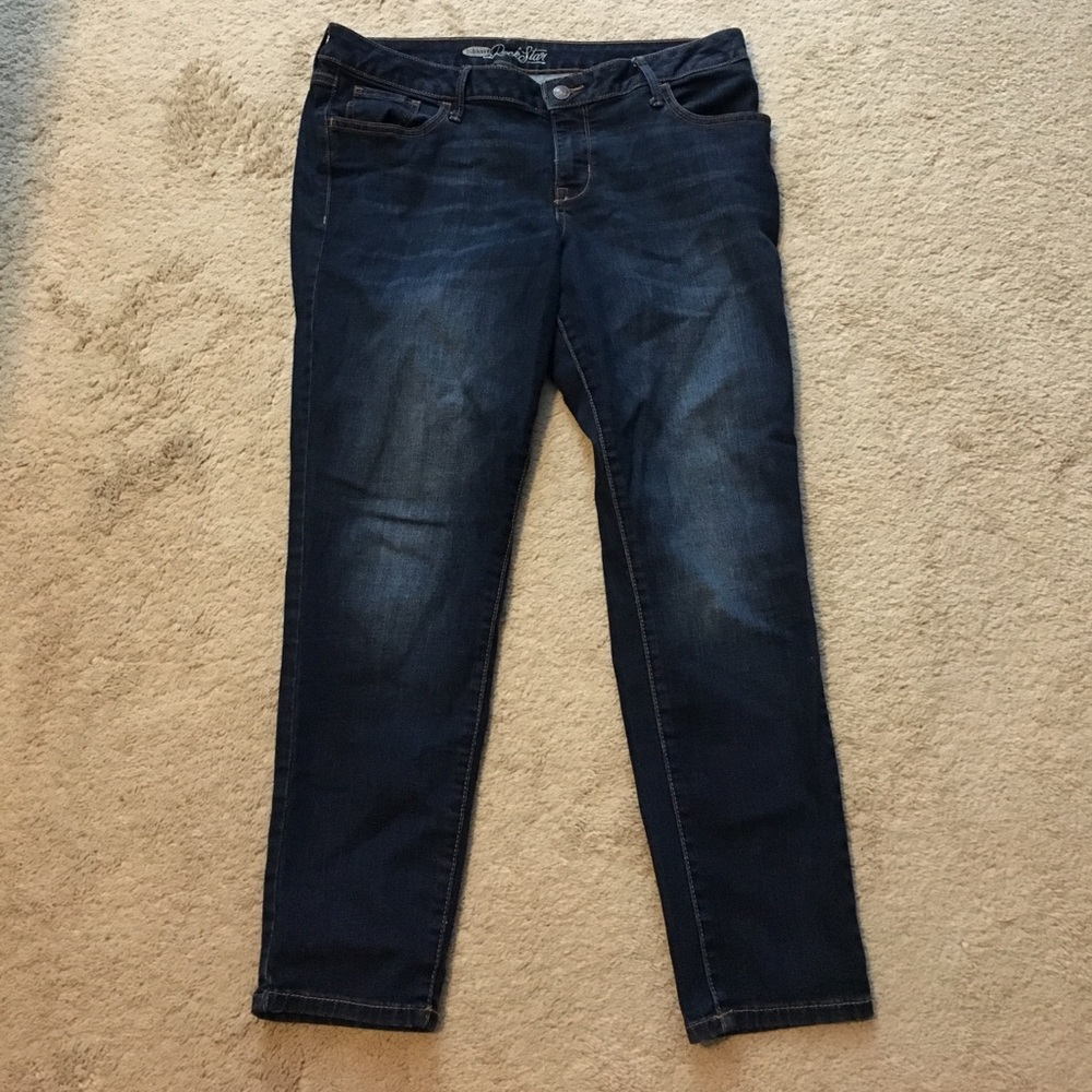 Old navy rockstar skinny jeans 14