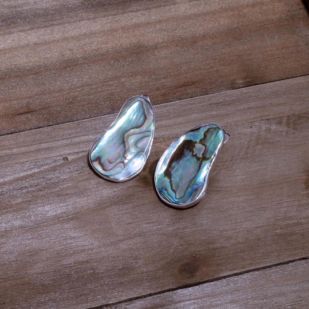 925 Abalone Earrings