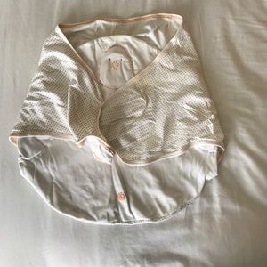 Nested bean weighted swaddle