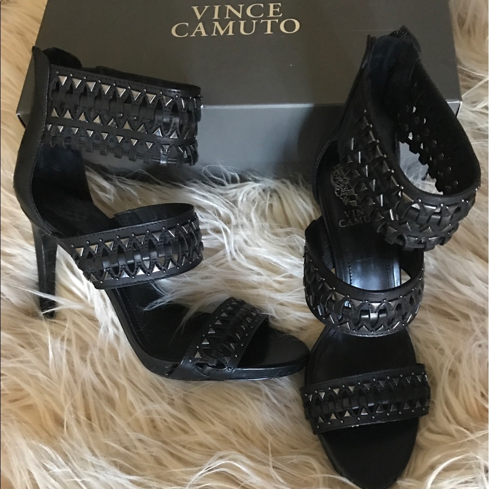 Vince Camuto Sexy Strap Leather Shoes