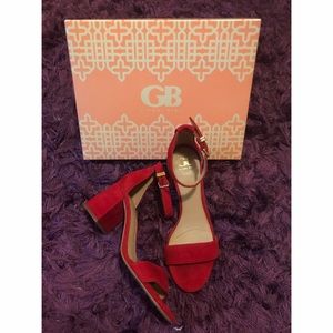 Red block heels ❤️