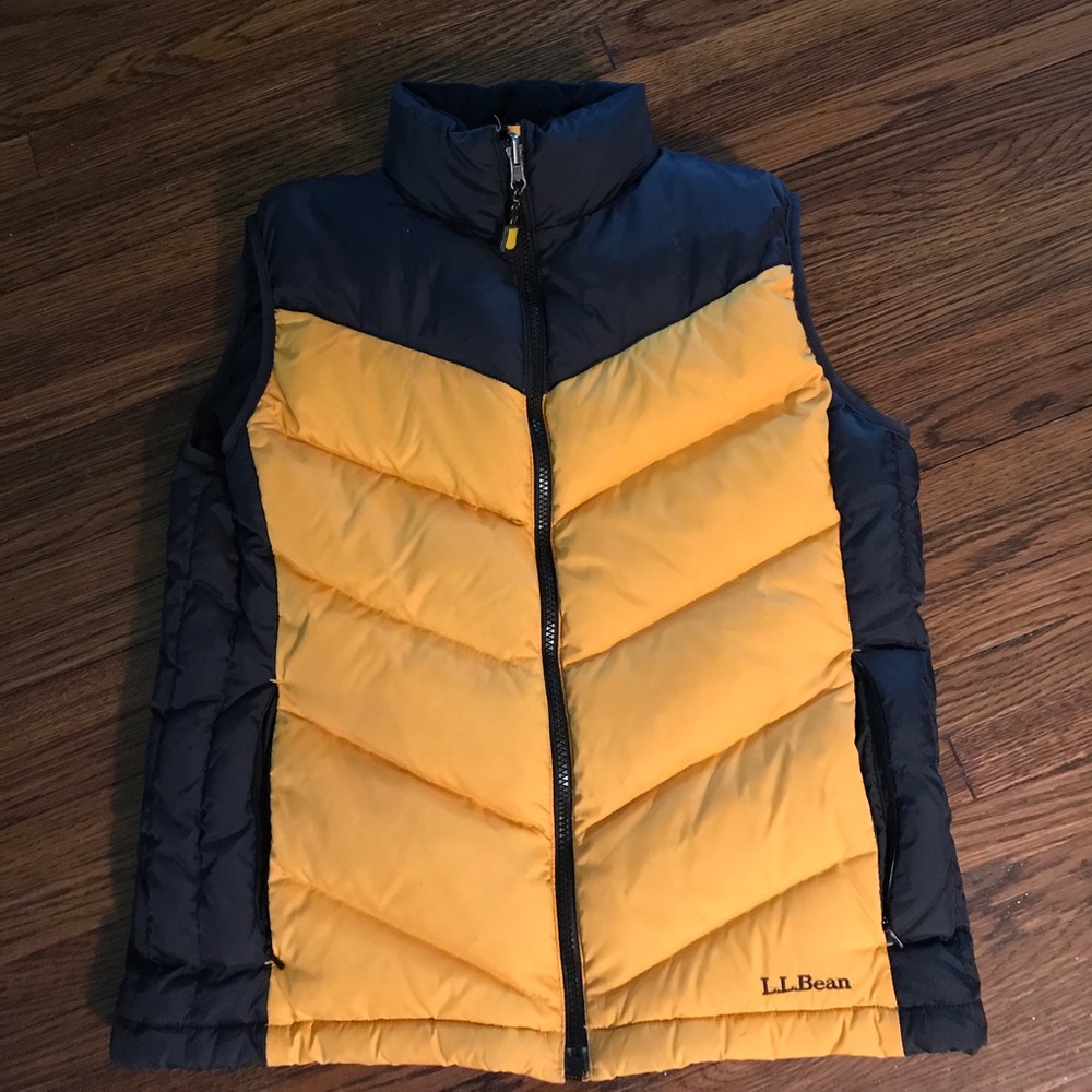 LLBean women's down vest