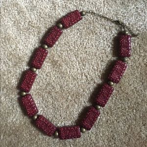 Chinese symbol bead necklace