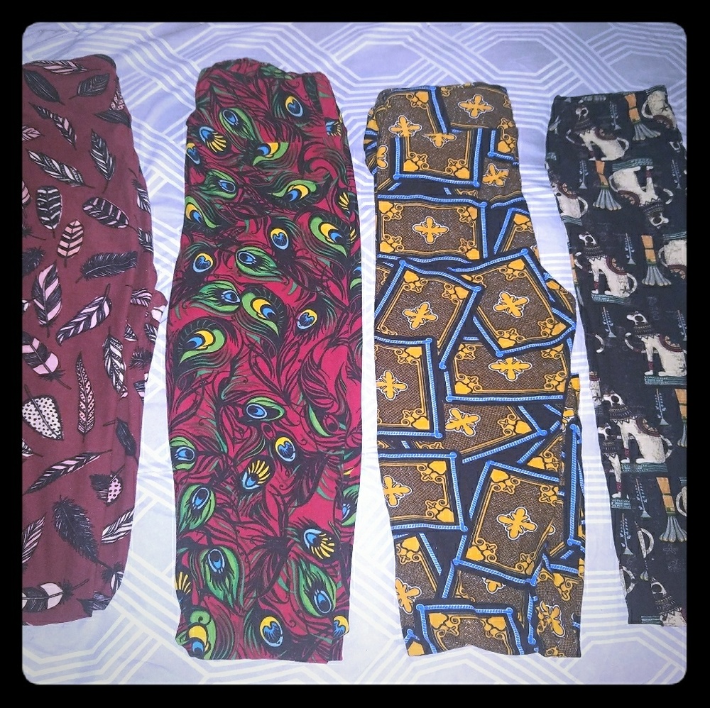 4 pairs of OS Lularoe leggings
