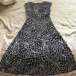 En Focus Studio Giraffe print dress.