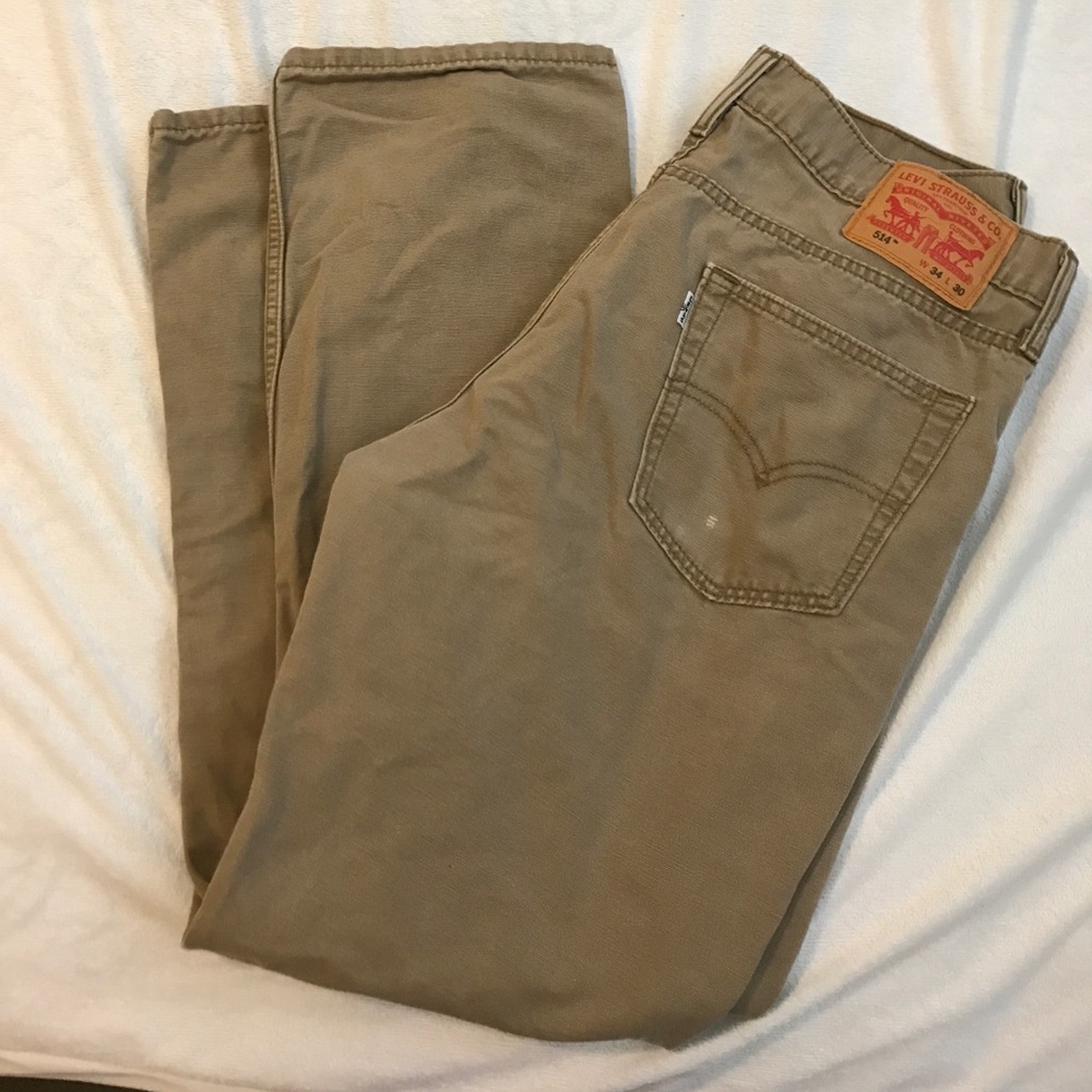 Levis 514 Jeans in Khaki