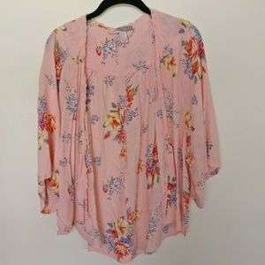 Pink Floral Kimono