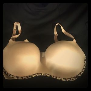Victoria's Secret 36DD Balconet Nude & Leopard Bra