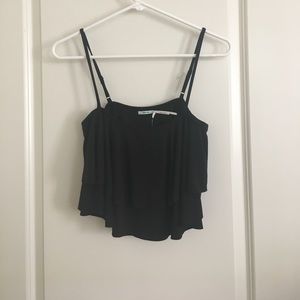 Black crop top from Urban Outfitters