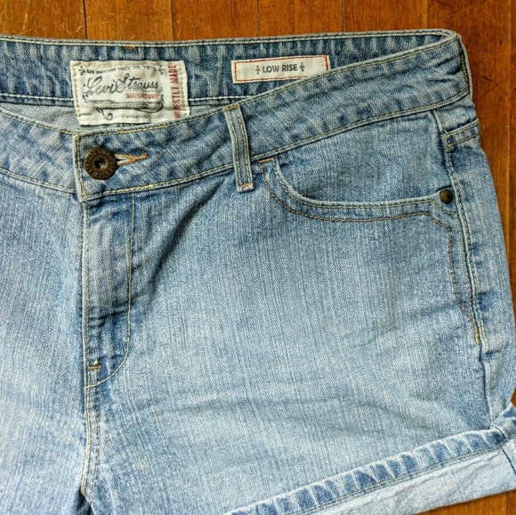 plus size low rise shorts