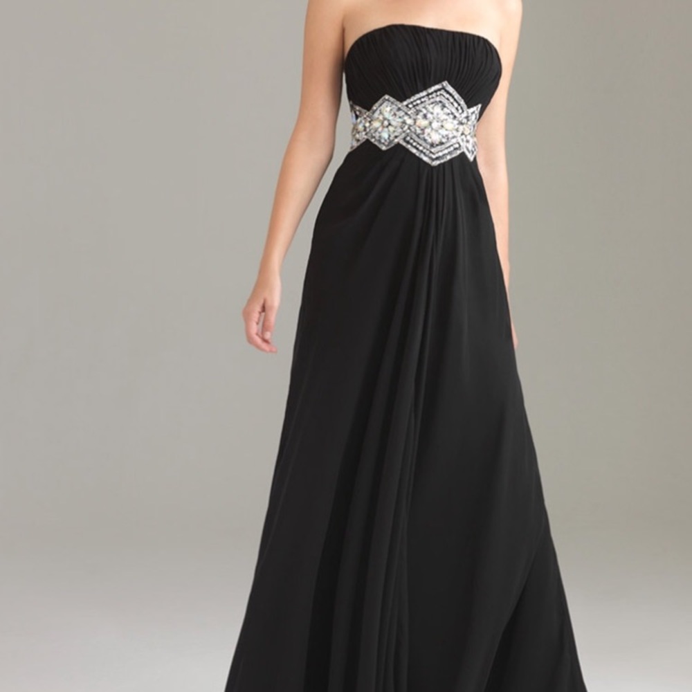 Night moves Prom/Special Occasion strapless gown.