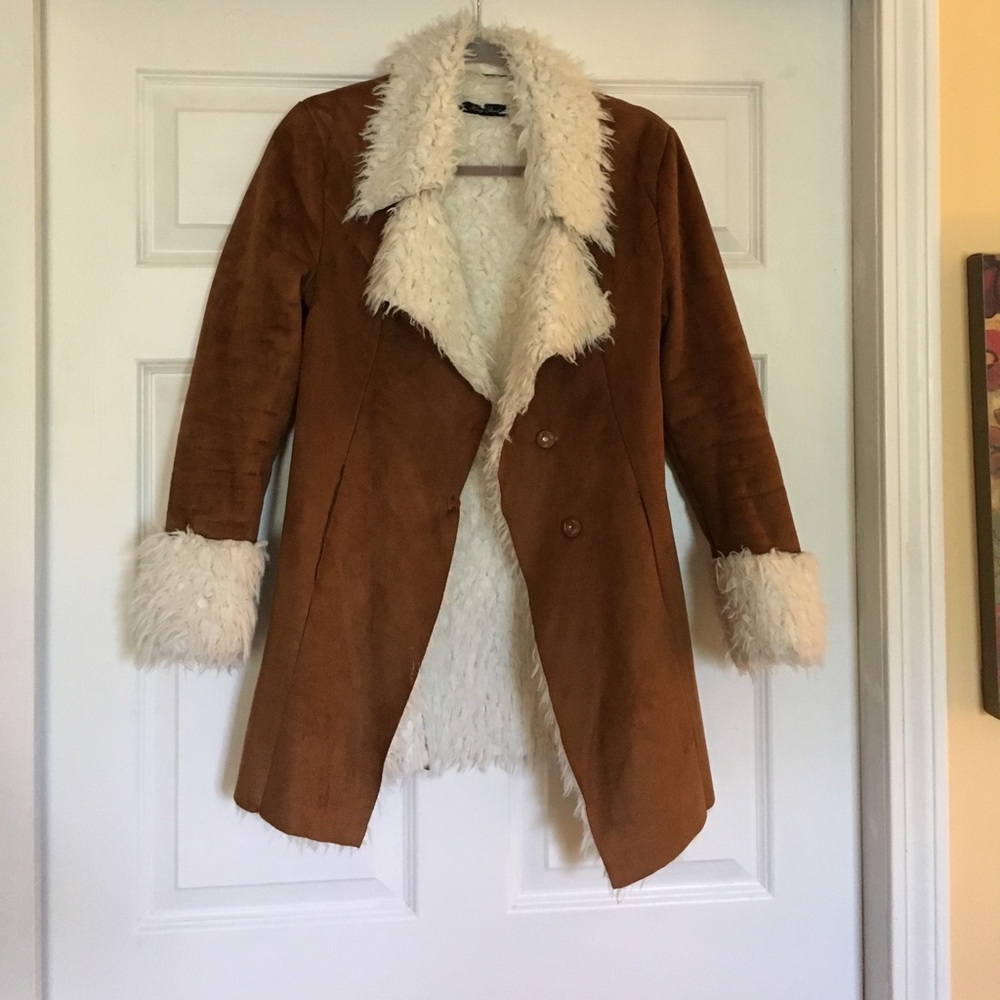 Faux Suede Jacket