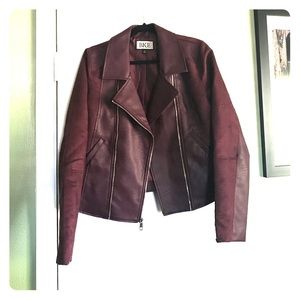 SALE🎉BKE faux leather/suede moto jacket. Size M