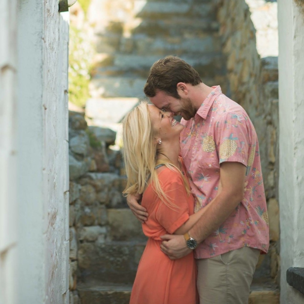 Everly Peach V-back Dress