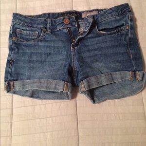 Aeropostale midi denim shorts
