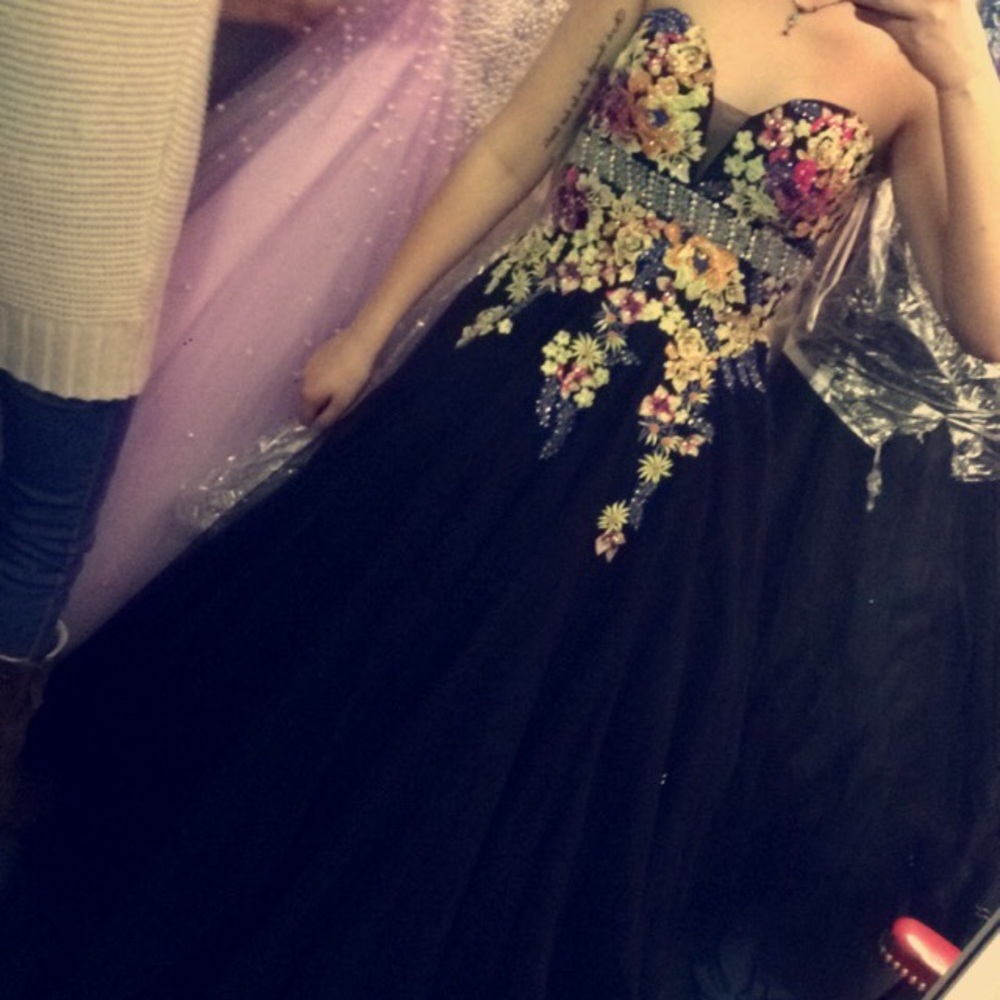 Black Ballgown Prom Dress