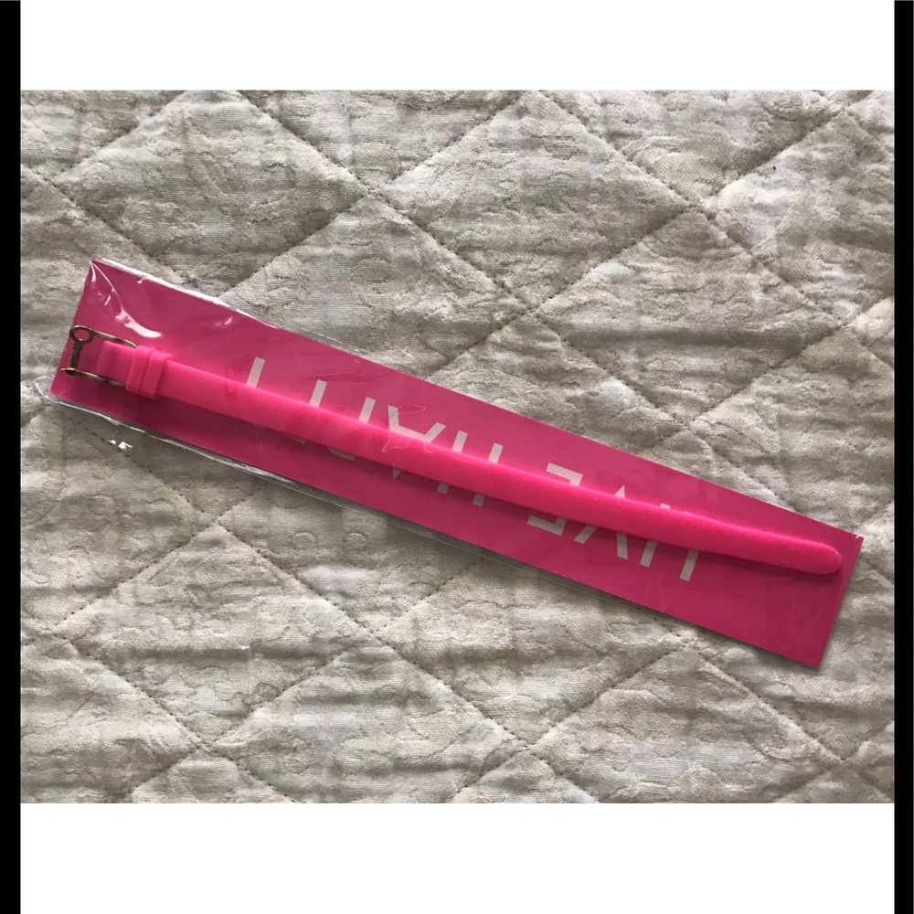 Keep collective pink silicone keeper bracelet