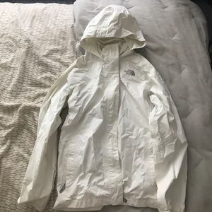 The north face white windbreaker
