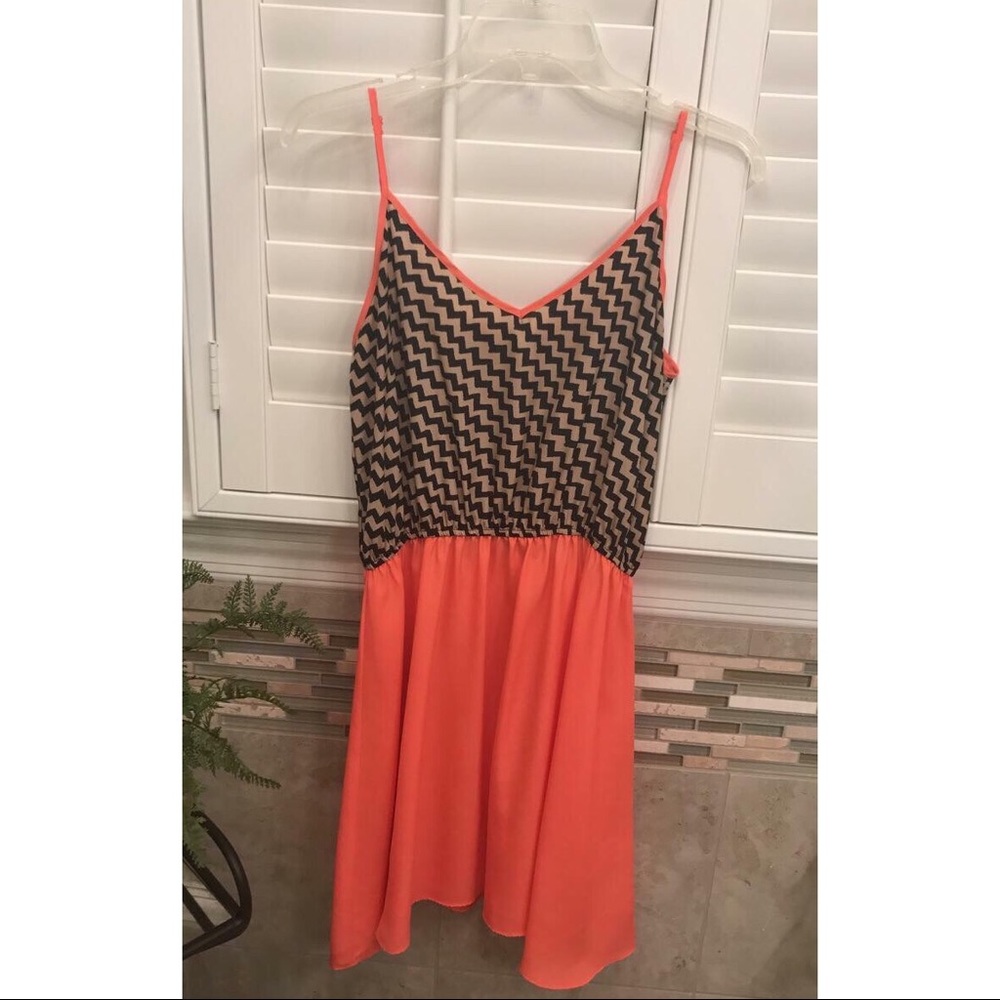 *SOLD* Boutique Chevron Dress
