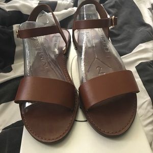 Steve Madden Tan Leather Sandals