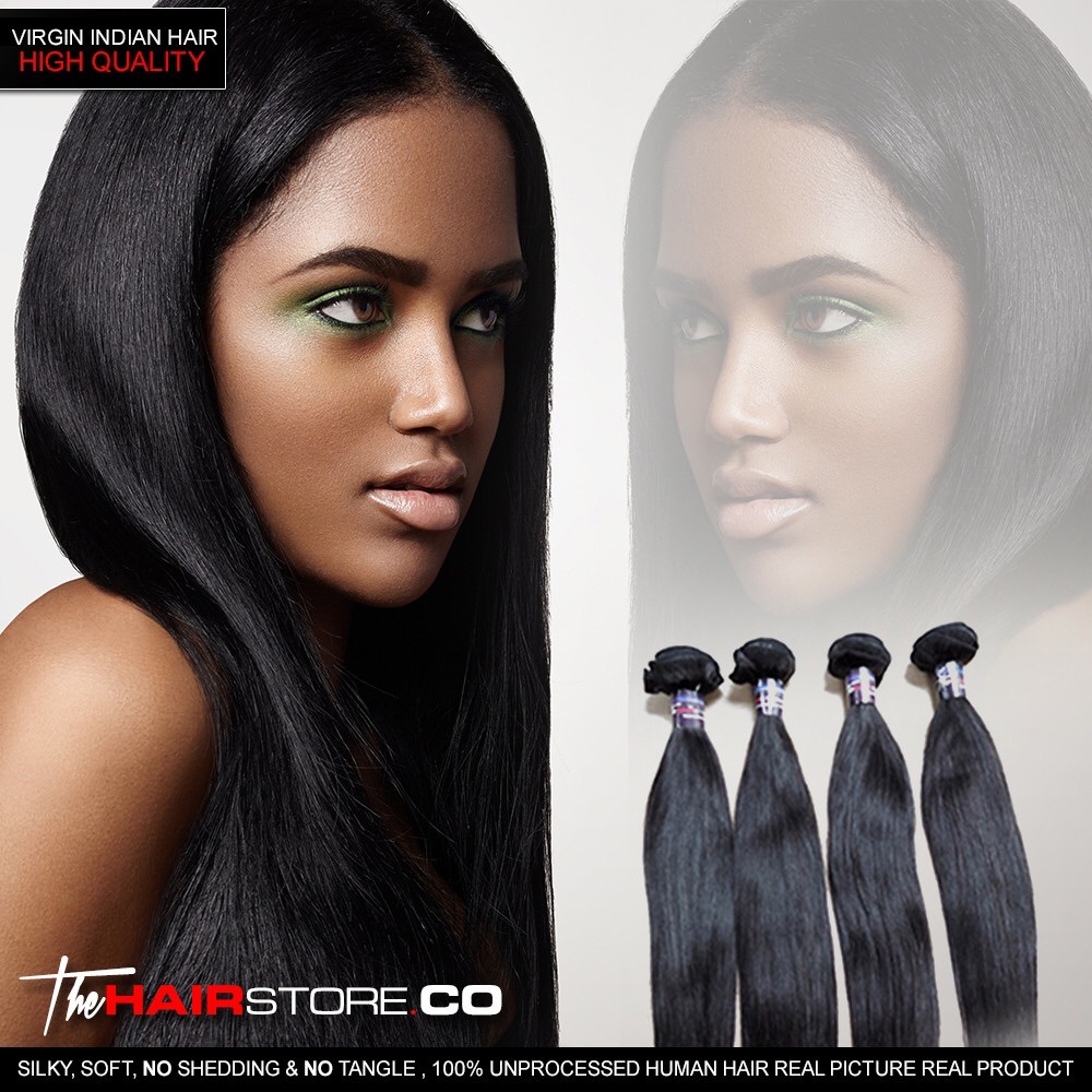 High Quality💫 Indian Virgin Hair ExtensionsONLINE - Picture 1 of 7