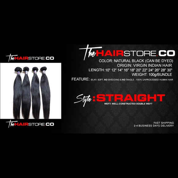 High Quality💫 Indian Virgin Hair ExtensionsONLINE - Picture 3 of 7