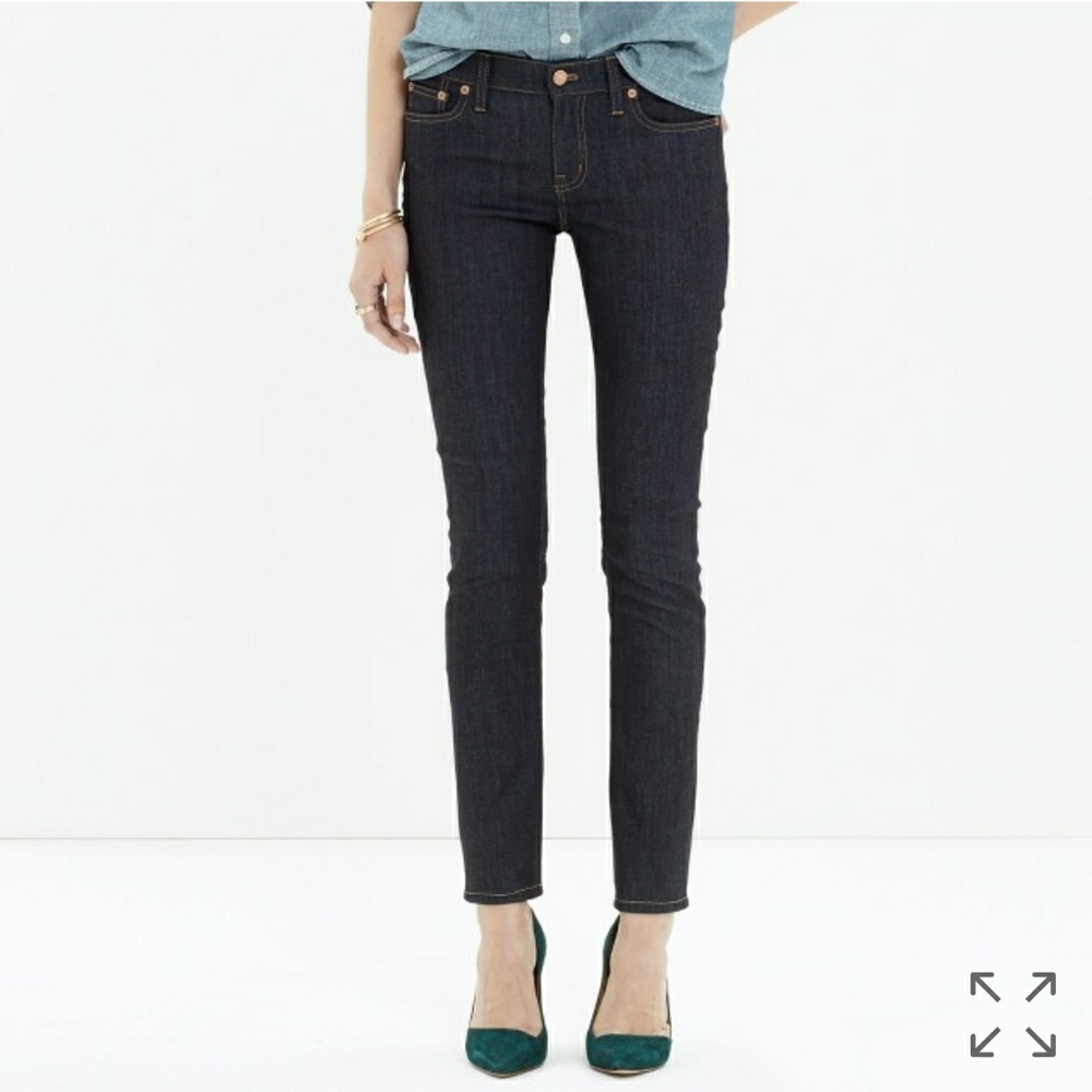 Alley straight jeans in raw wash