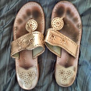 Used Rose Gold Jack Rogers