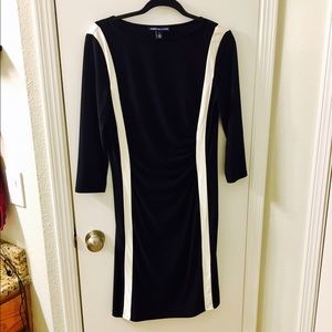 Adorable black and white dress!