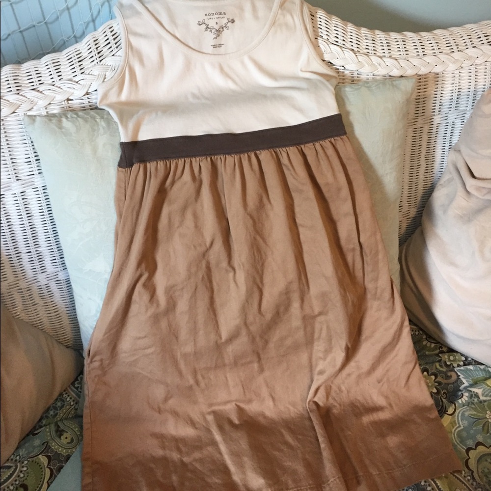 Tan dress