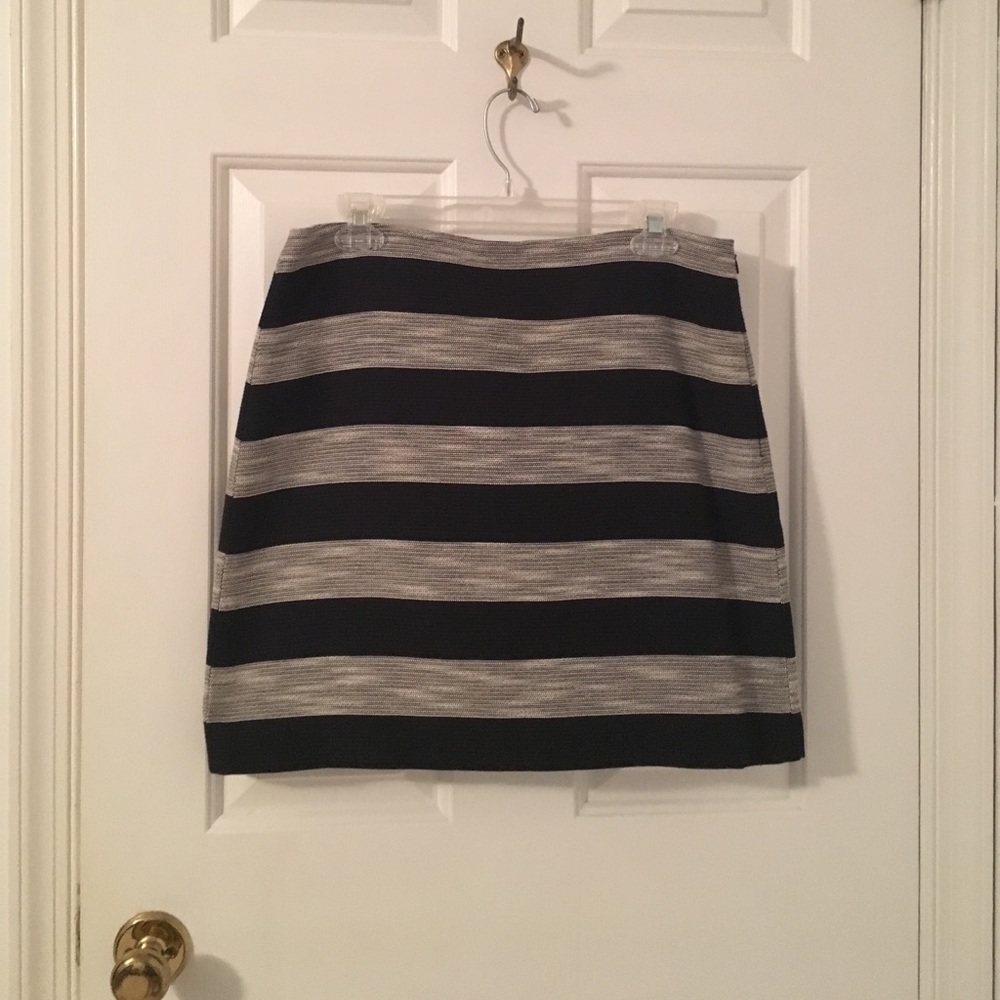 Grey and navy loft skirt. Never worn!