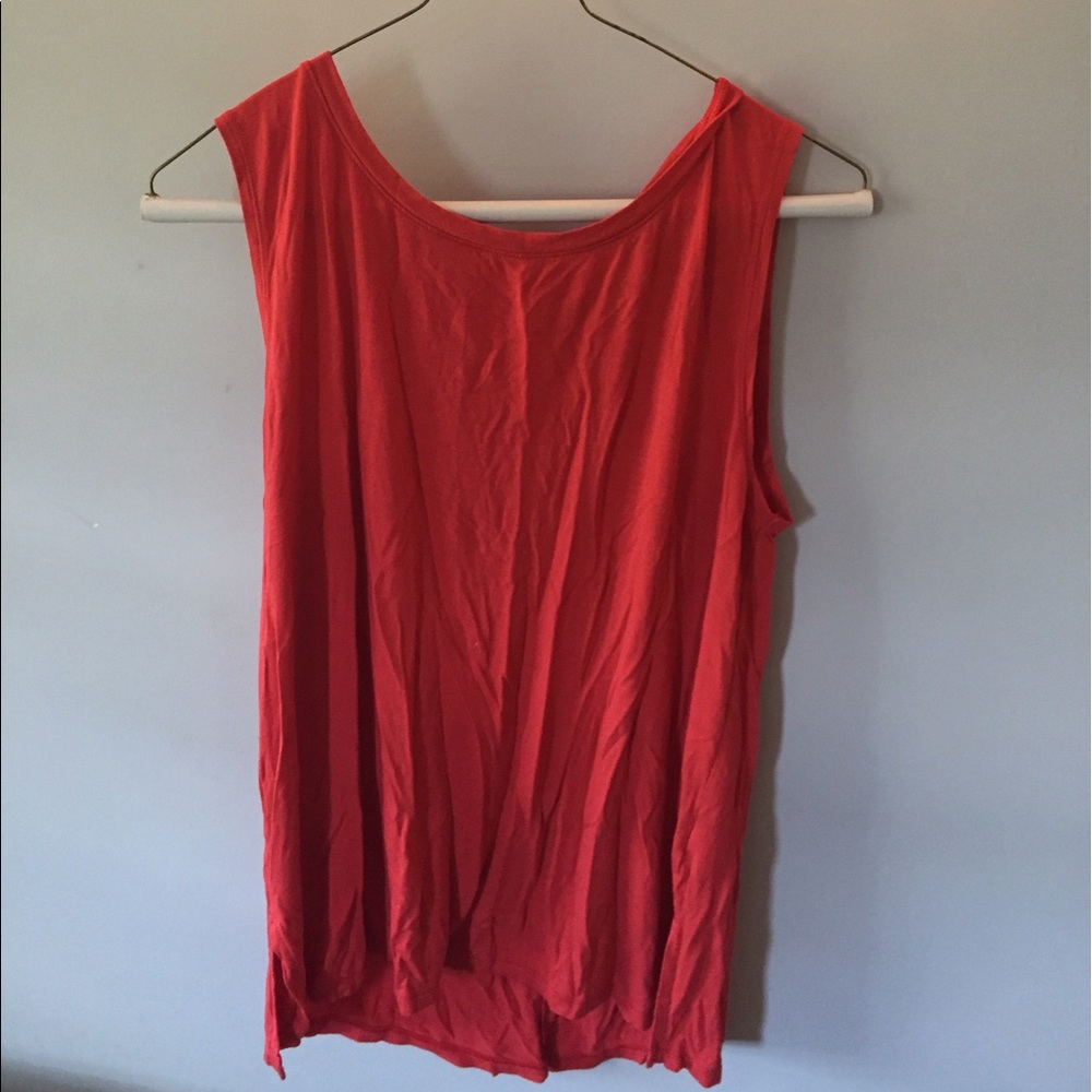 Old navy scarlet open back tank