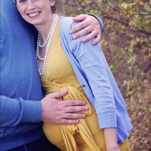 Yellow Maternity Shirt