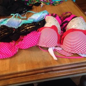 Lot of 6 assorted bikini tops