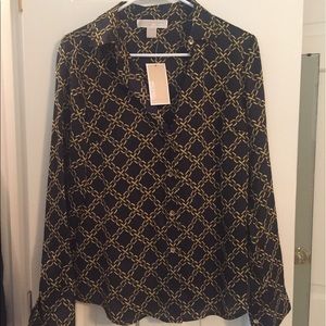 Michael Kors button down blouse