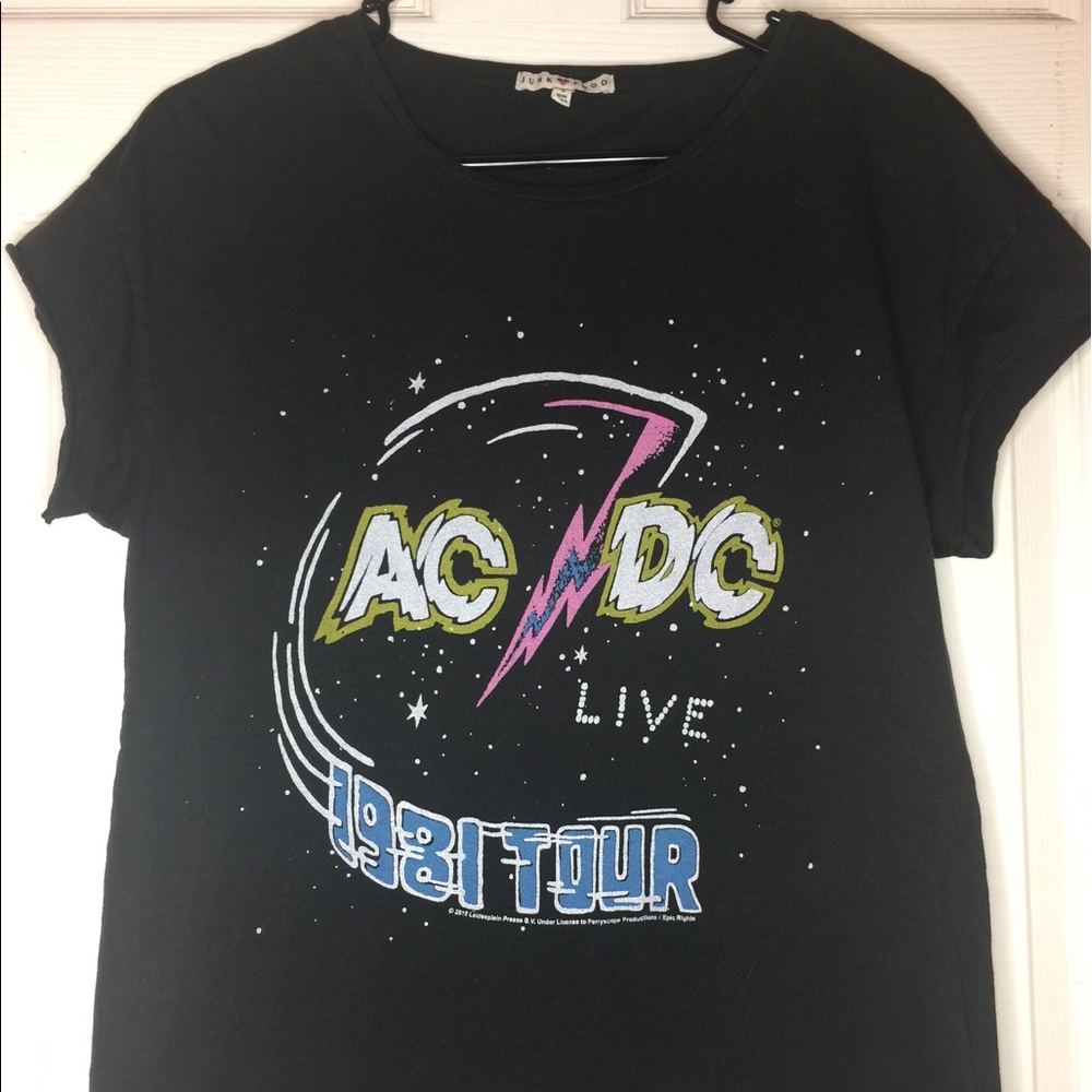 Junkfood clothing AC/DC shirt