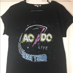 Junkfood clothing AC/DC shirt
