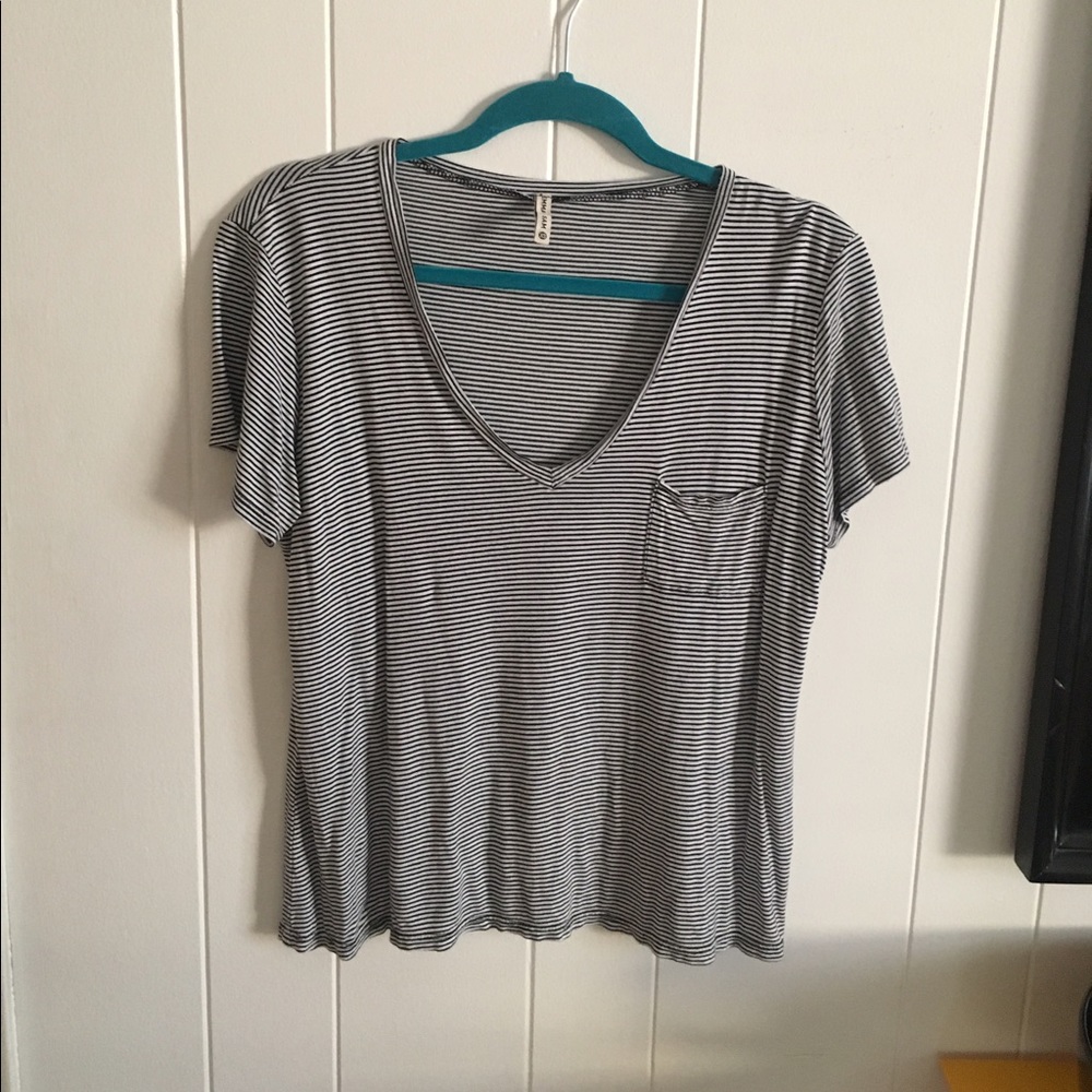 Emma and Sam striped t shirt