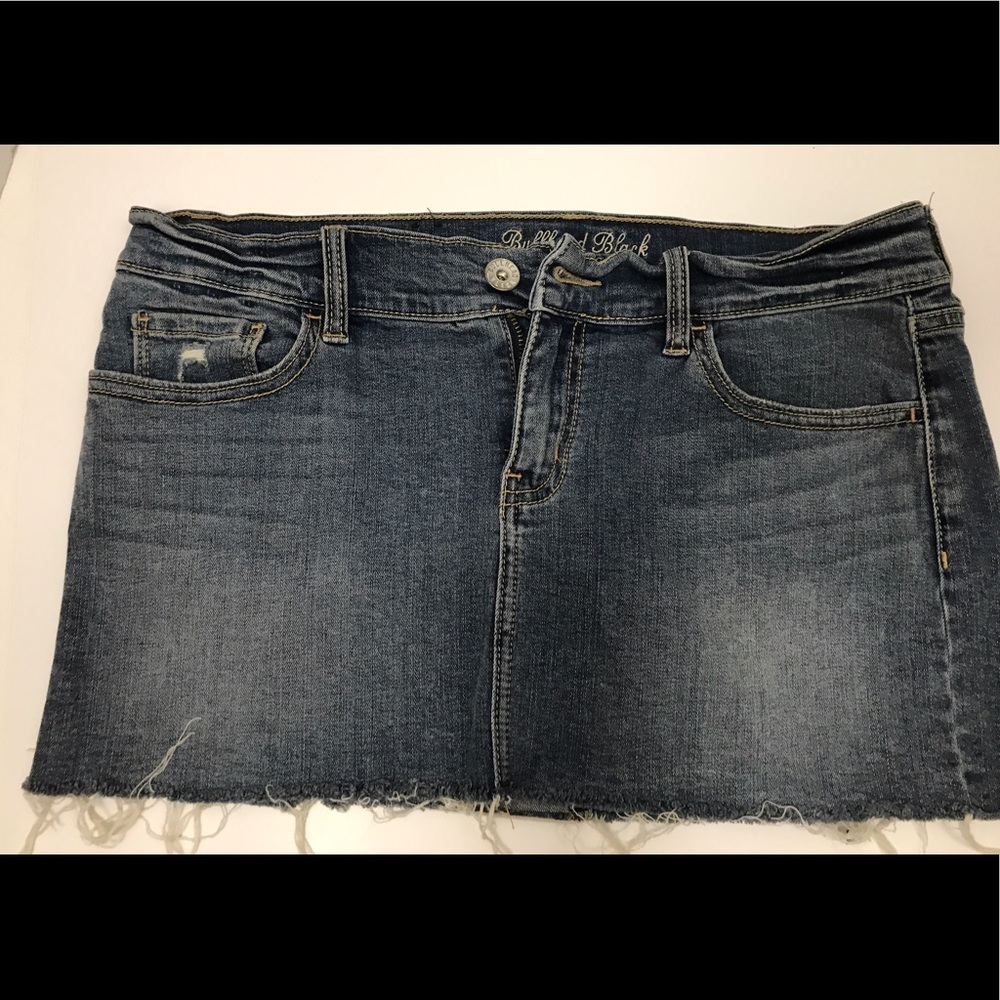 Bullhead Black super cute jean skirt!!