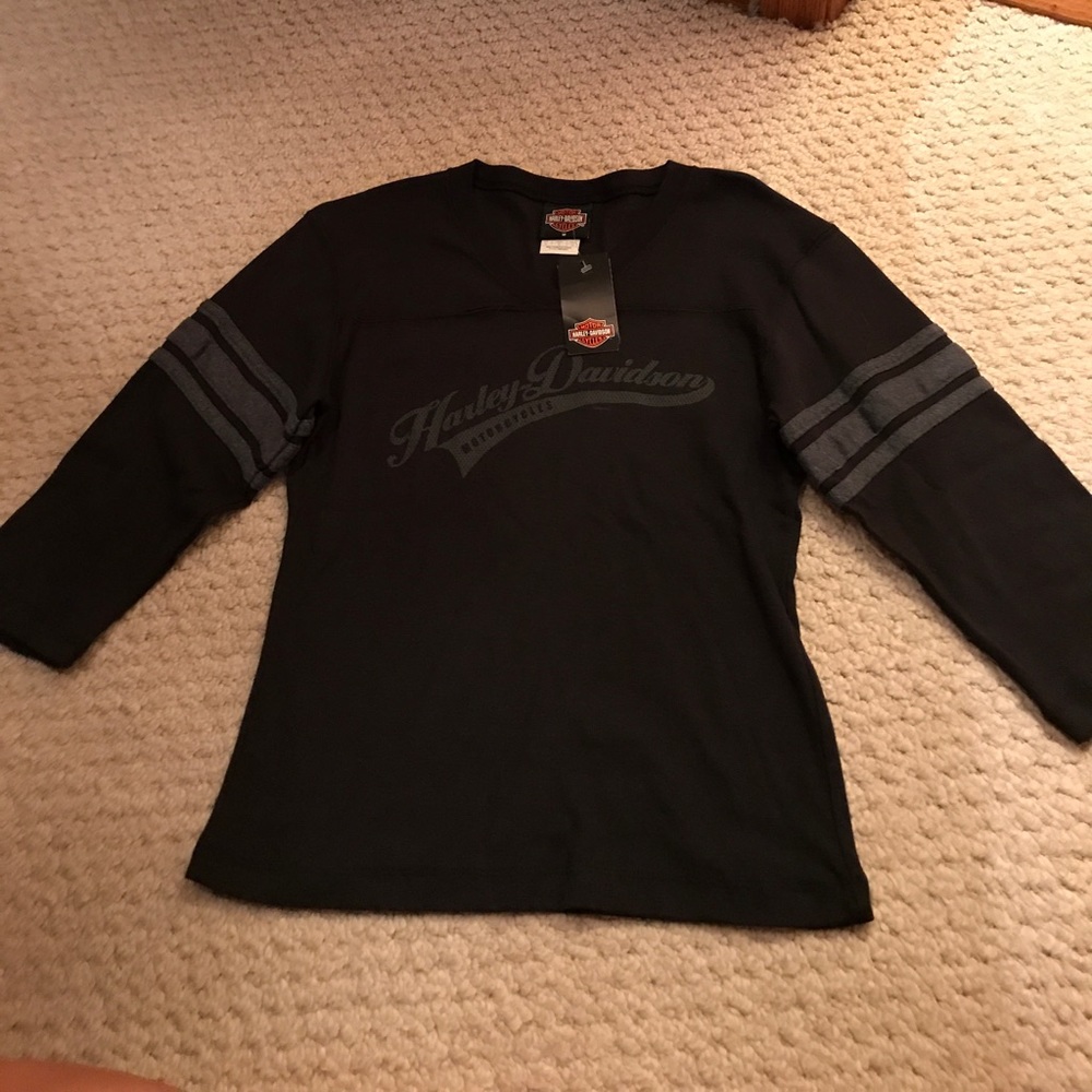 Harley Davidson 3/4 length shirt