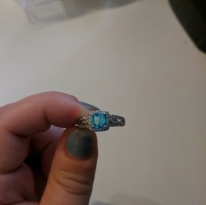 Beautiful blue costume Ring