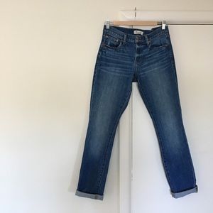 Madewell 8.5" Rise Slim Boy Jean in Walton Wash