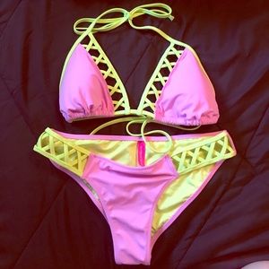Victoria's Secret Bikini. Size M top Size S bottom